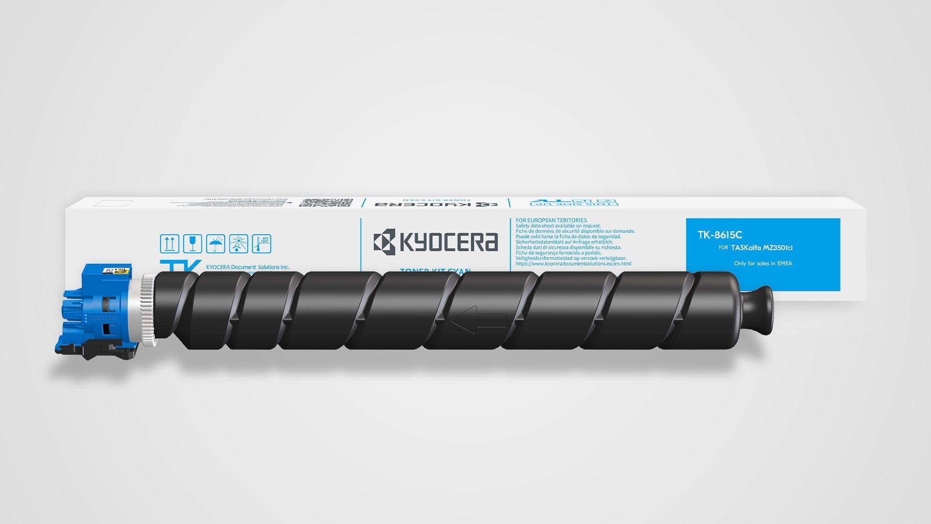 ORIGINALE Kyocera toner ciano TK-8615C 1T0C2LCNL1 24000 pagine ORIGINALE Kyocera toner ciano TK-8615C 1T0C2LCNL1 24000 pagine