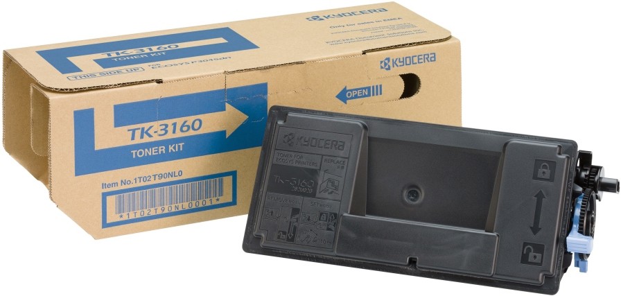 ORIGINALE Kyocera toner nero TK-3160 1T02T90NL0 12500 pagine