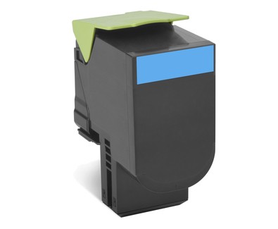 ORIGINALE Lexmark toner ciano 702C 70C20C0 1000 pagine cartuccia di stampa riutilizzabile