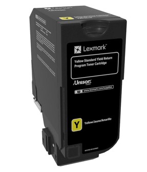 ORIGINALE Lexmark toner giallo 74C2SY0 CS/CX725 7000 pagine ORIGINALE Lexmark toner giallo 74C2SY0 CS/CX725 7000 pagine