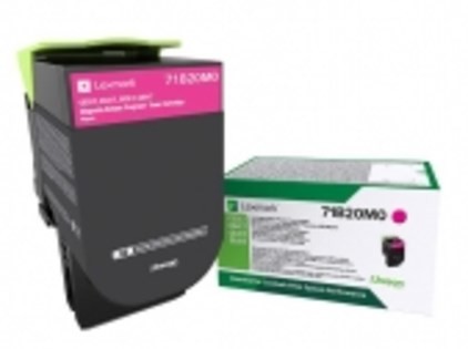 ORIGINALE Lexmark toner magenta 71B20M0 CS/CX317/417/517 2300 pagine