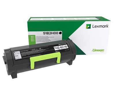 ORIGINALE Lexmark toner nero 51B2H00 MS/MX417/517/617 8500 pagine