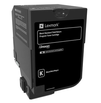ORIGINALE Lexmark toner nero 74C2SK0 CS/CX725 7000 pagine