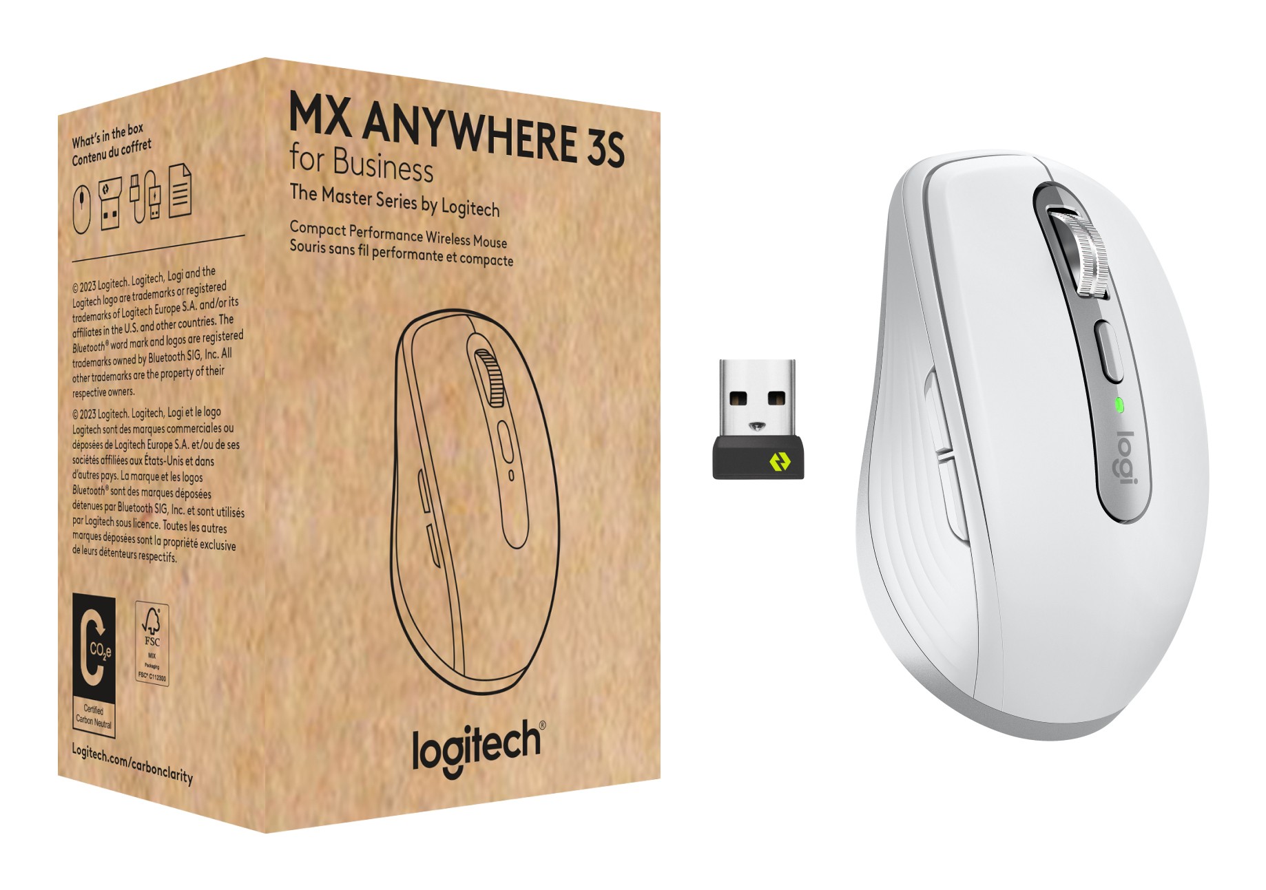 ORIGINALE Logitech Accessori per computer Bianco 910-006959 Maus MX Anywhere