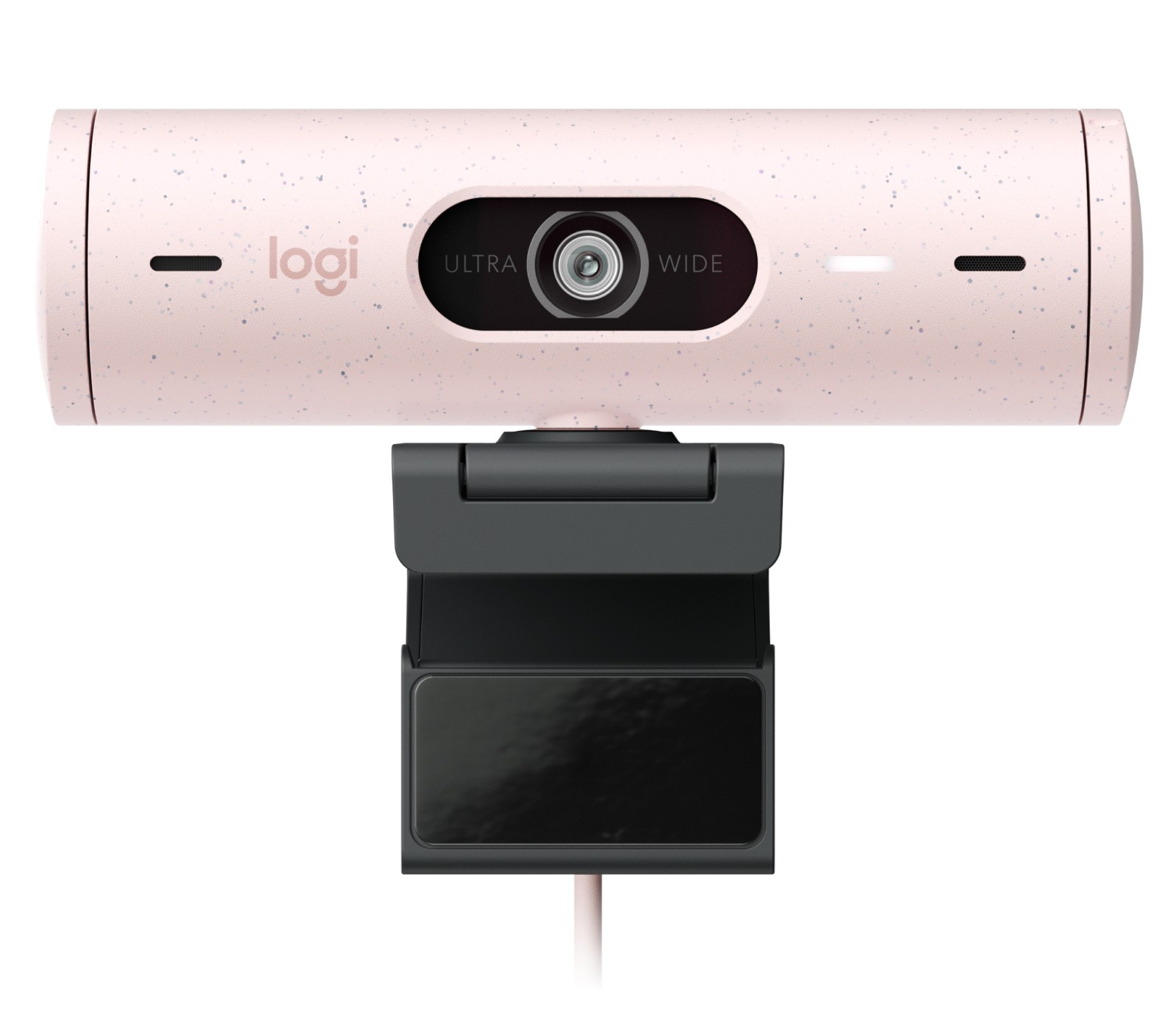 ORIGINALE Logitech Accessori per computer rose 960-001421 BRIO 500 - Webcam Logitech Brio 500 Webcam Full HD Correzione Luce Auto-FramingShow Mode Microfono Riduzione del Rumore Copertura Privacy Funziona con Microsoft Teams Google Meet Zoom Rosa