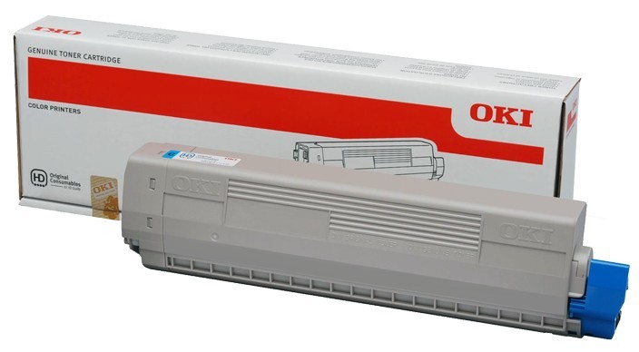ORIGINALE OKI toner ciano 44844507 C831/841 10000 pagine