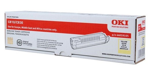 ORIGINALE OKI toner magenta 44059166 MC851/861 7300 pagine