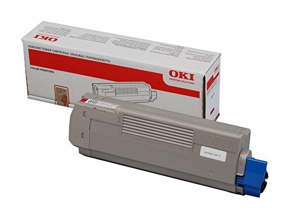 ORIGINALE OKI toner magenta 44315306 C610 6000 pagine ORIGINALE OKI toner magenta 44315306 C610 6000 pagine