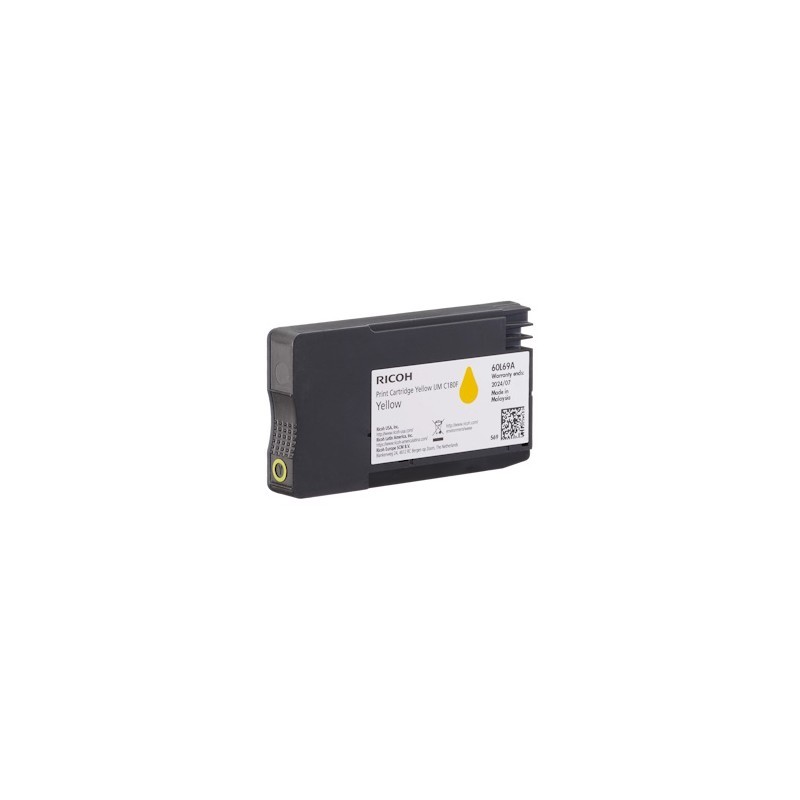 ORIGINALE Ricoh Cartuccia d'inchiostro giallo 408520 Yellow IJM C180F 1600 pagine ORIGINALE Ricoh Cartuccia d'inchiostro giallo 408520 Yellow IJM C180F 1600 pagine