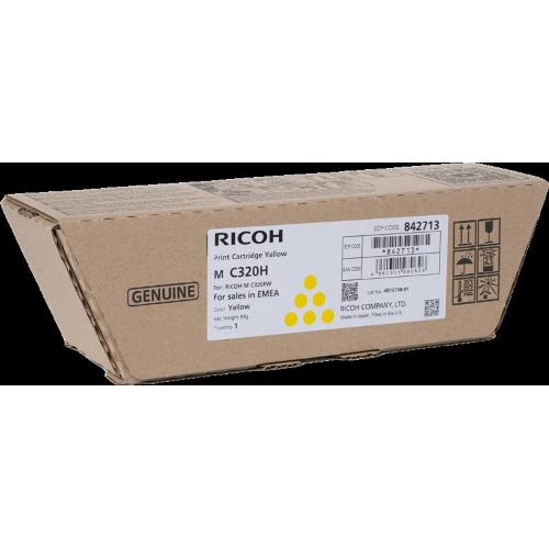 ORIGINALE Ricoh toner giallo 842713 M C320H 7500 pagine