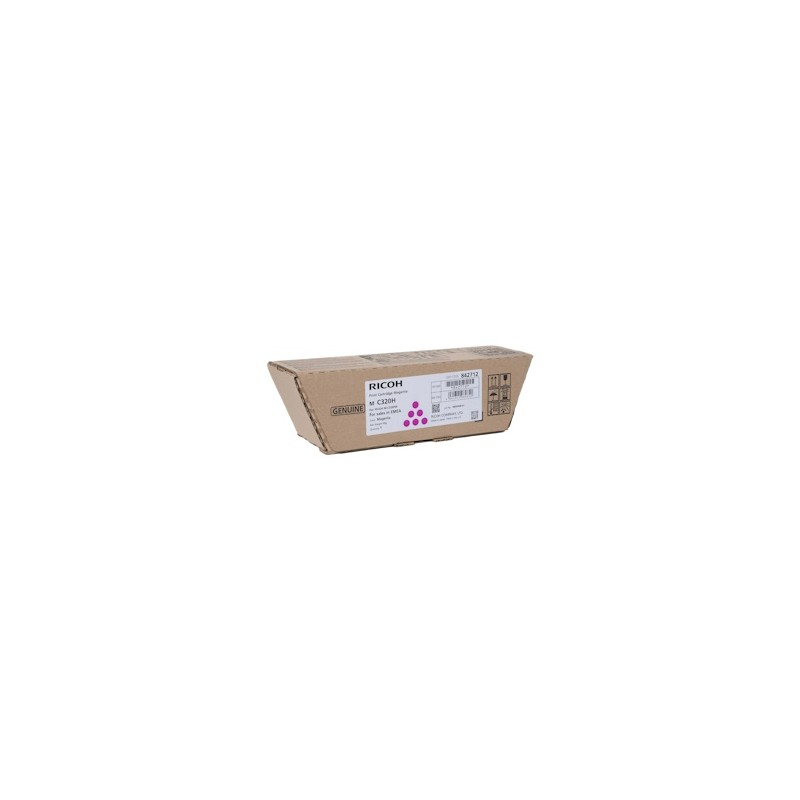 ORIGINALE Ricoh toner magenta 842712 M C320H 7500 pagine ORIGINALE Ricoh toner magenta 842712 M C320H 7500 pagine