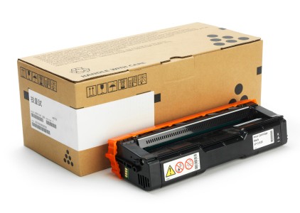 ORIGINALE Ricoh toner nero 407716 SP C252HEBK 6500 pagine