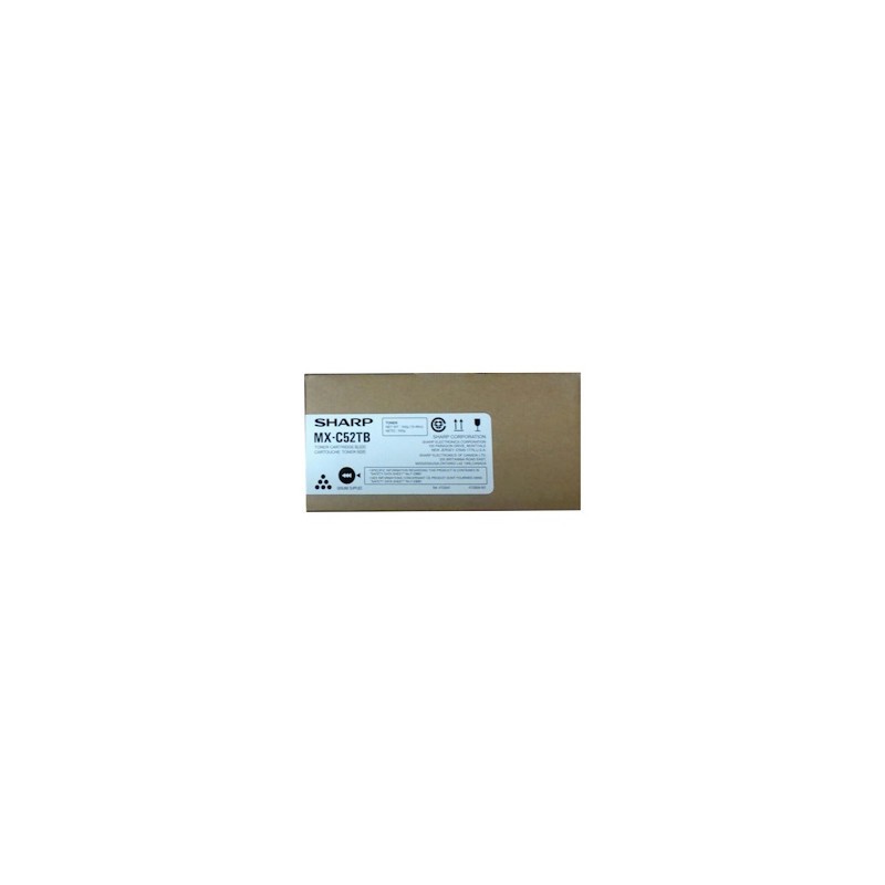ORIGINALE Sharp toner nero MX-C52TB 25000 pagine ORIGINALE Sharp toner nero MX-C52TB 25000 pagine