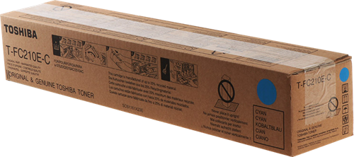ORIGINALE Toshiba toner ciano T-FC210EC 6AJ00000159 33600 pagine ORIGINALE Toshiba toner ciano T-FC210EC 6AJ00000159 33600 pagine