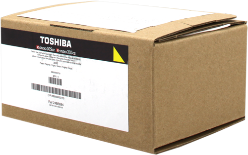 ORIGINALE Toshiba toner giallo T-FC305PY-R 6B000000753 3000 pagine cartuccia di stampa riutilizzabile ORIGINALE Toshiba toner giallo T-FC305PY-R 6B000000753 3000 pagine cartuccia di stampa riutilizzabile