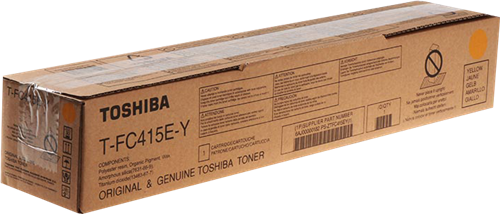 ORIGINALE Toshiba toner giallo T-FC415EY 6AJ00000182 33600 pagine ORIGINALE Toshiba toner giallo T-FC415EY 6AJ00000182 33600 pagine
