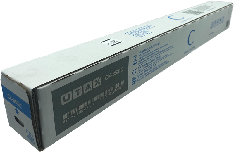 ORIGINALE Utax toner ciano CK-8531c 1T02XDCUT0 20000 pagine ORIGINALE Utax toner ciano CK-8531c 1T02XDCUT0 20000 pagine