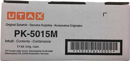 ORIGINALE Utax toner magenta PK-5015M 1T02R7BUT0 3000 pagine