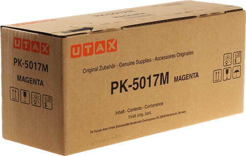 ORIGINALE Utax toner magenta PK-5017M 1T02TVBUT0 6000 pagine ORIGINALE Utax toner magenta PK-5017M 1T02TVBUT0 6000 pagine