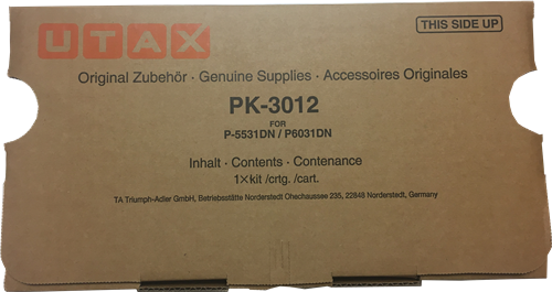 ORIGINALE Utax toner nero PK-3012 1T02T60UT0 25000 pagine ORIGINALE Utax toner nero PK-3012 1T02T60UT0 25000 pagine