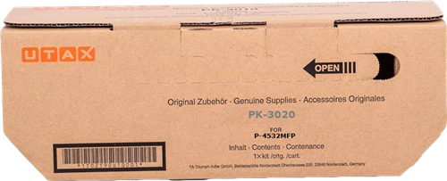 ORIGINALE Utax toner nero PK-3020 1T0C0Y0UT0 12500 pagine ORIGINALE Utax toner nero PK-3020 1T0C0Y0UT0 12500 pagine