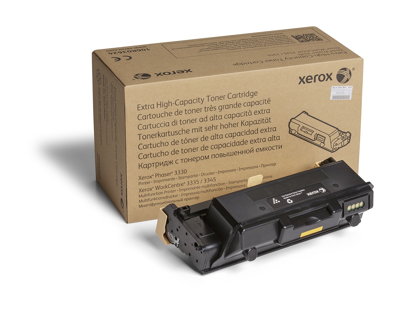 Originale Xerox Cartuccia toner Nero da 15000 pagine per Phaser 3330 / WorkCentre 3300 Series (106R03624)