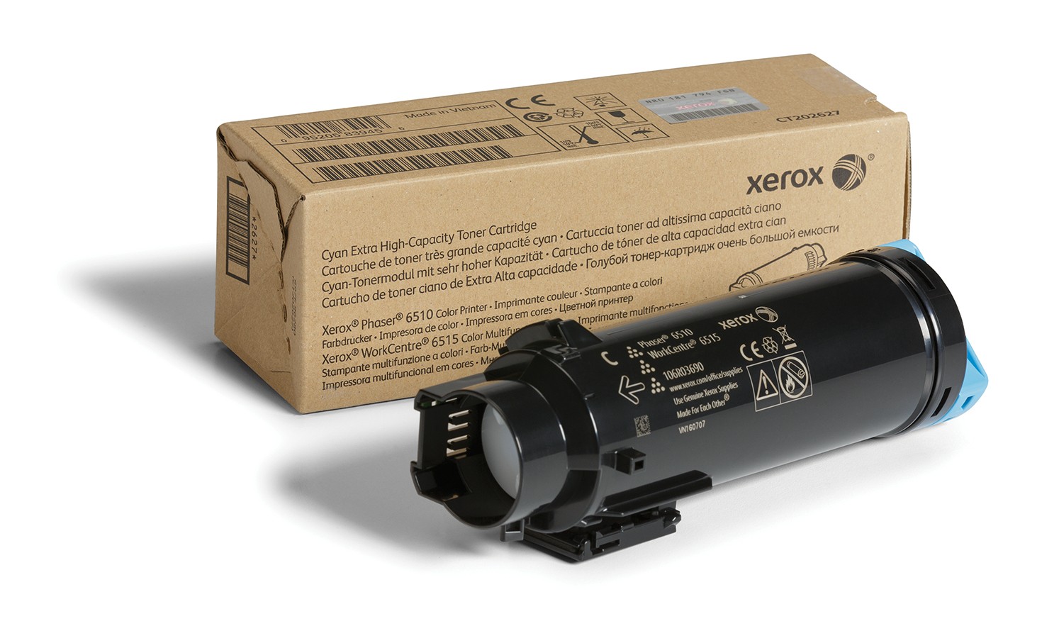 ORIGINALE Xerox toner ciano 106R03690 WorkCentre 6515 4300 pagine ORIGINALE Xerox toner ciano 106R03690 WorkCentre 6515 4300 pagine