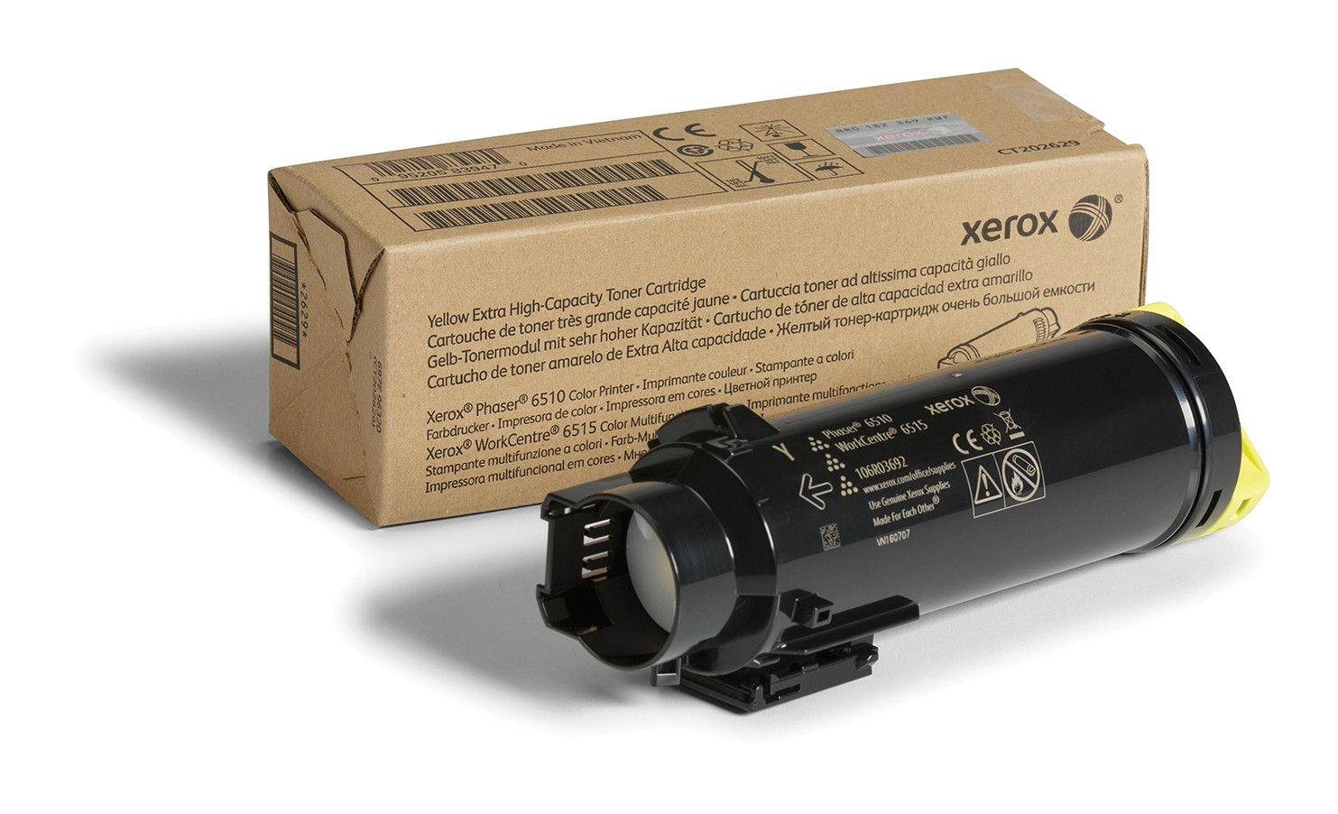 ORIGINALE Xerox toner giallo 106R03692 WorkCentre 6515 4300 pagine ORIGINALE Xerox toner giallo 106R03692 WorkCentre 6515 4300 pagine