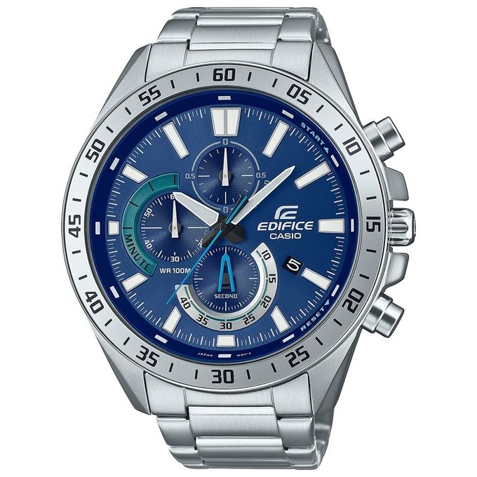 Orologio EDIFICE Classic Blue e Silver EFV 620D 2AVUEF