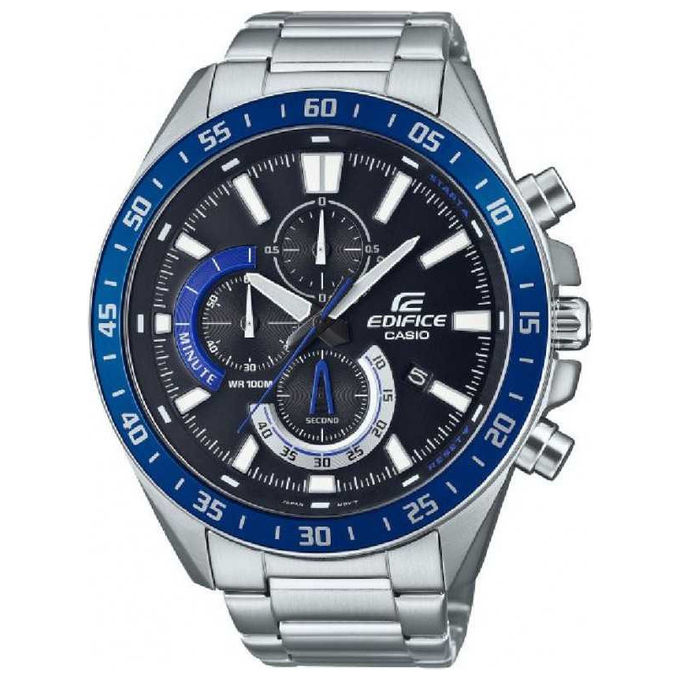 Orologio EDIFICE Classic Silver e Black EFV 620D 1A2VUEF