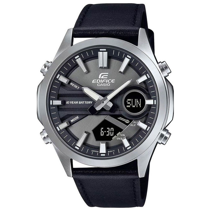 Orologio EDIFICE Silver e Black EFV C120L 8AEF