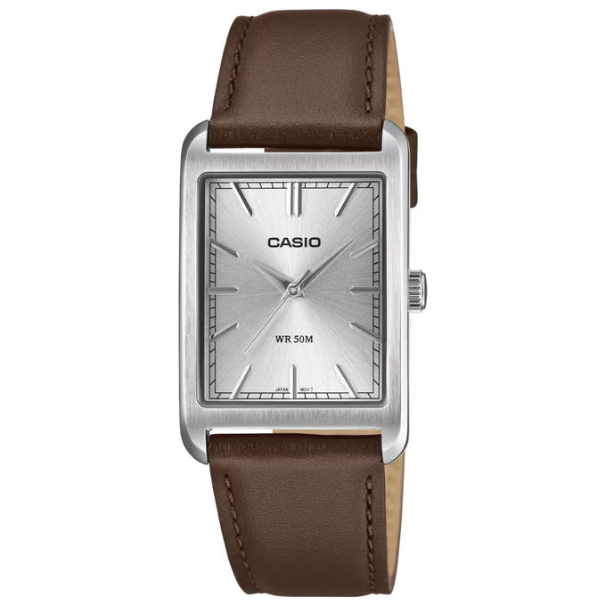 Orologio Silver e Brown MTP B215L 7AVER