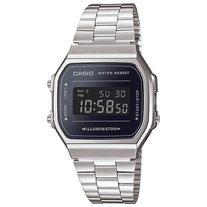Orologio VINTAGE Iconic Silver e Black A168WEM 1EF