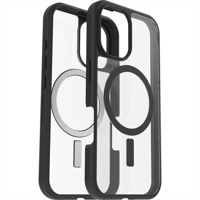 Otterbox - React Magsafe Hichew Custodia Per iPhone 16-nero/trasparente