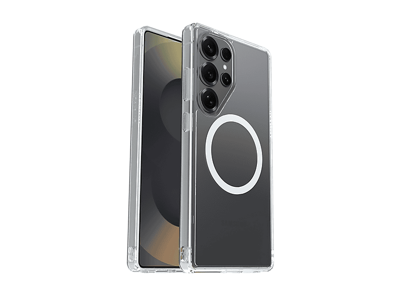 OTTERBOX Symmetry Seires Cover con Magneti per Samsung Galaxy S25 Ultra,super resistente a shock e cadute,sottile, testata 3x norme MIL-STD 810G, Trasparente