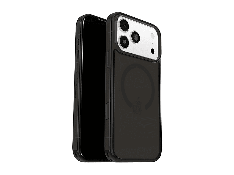 OTTERBOX Symmetry Series Clear MagSafe Cover per iPhone 17 Pro Max,super resistente a shock e cadute,sottile, testata 3x norme MIL-STD 810G, Black Mist