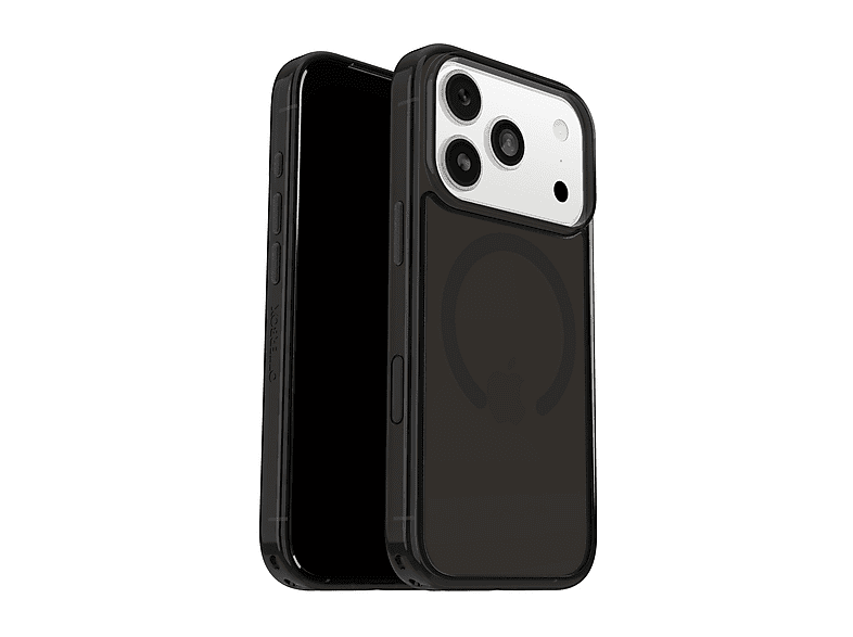 OTTERBOX Symmetry Series Clear MagSafe Cover per iPhone 17 Pro,super resistente a shock e cadute,sottile, testata 3x norme MIL-STD 810G, Black Mist