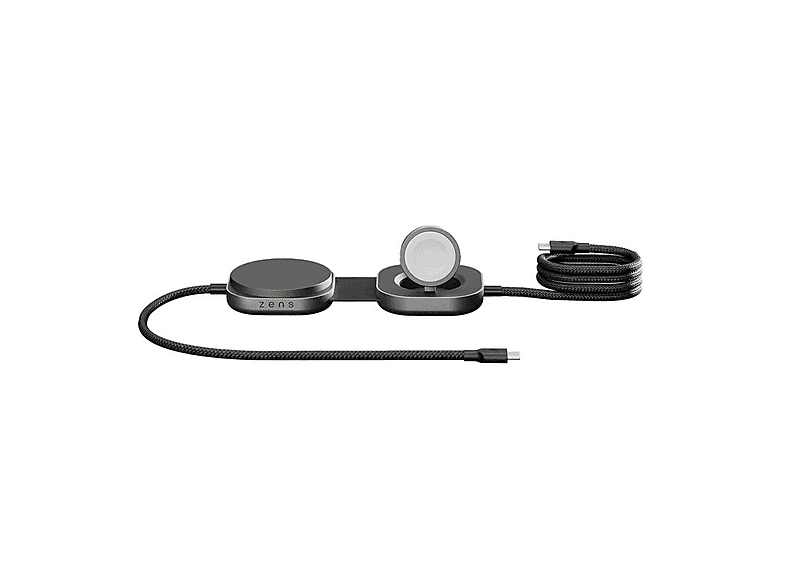 OTTERBOX ZENS Wireless Charging Cable Pro 3, Cavo di Ricarica USB-C a da 1.5 m, MagSafe e Qi2 15W, Compatibile con iPhone Air/17/16/15/14/13/12, AirPods Apple Watch, Nero