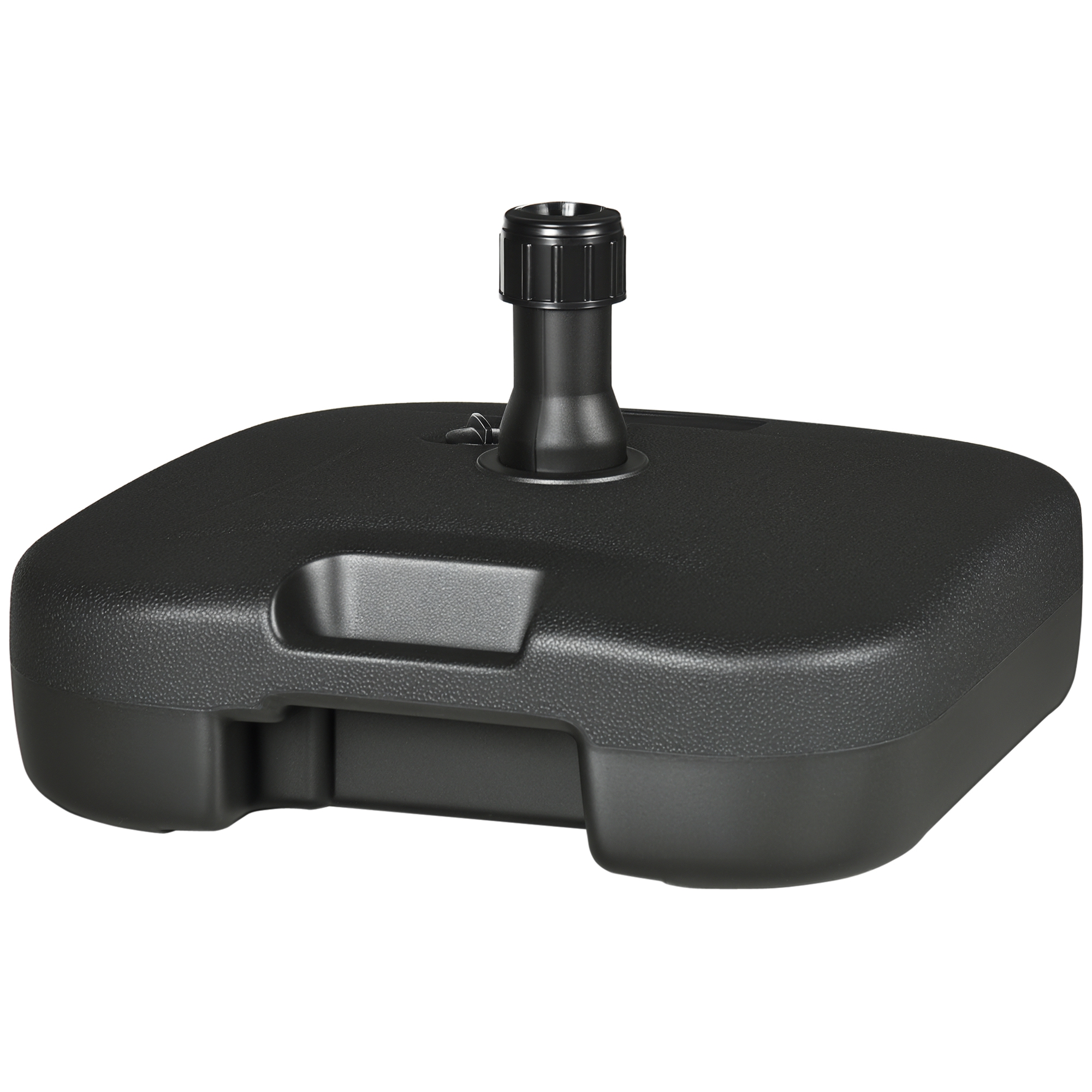 Outsunny Base per Ombrellone Riempibile con Acqua e Sabbia, Carico Massimo 30kg ,HDPE, 46x45x26 cm Nero Aosom Outsunny Base per Ombrellone Riempibile con Acqua e Sabbia, Carico Massimo 30kg ,HDPE, 46x45x26 cm Nero Aosom