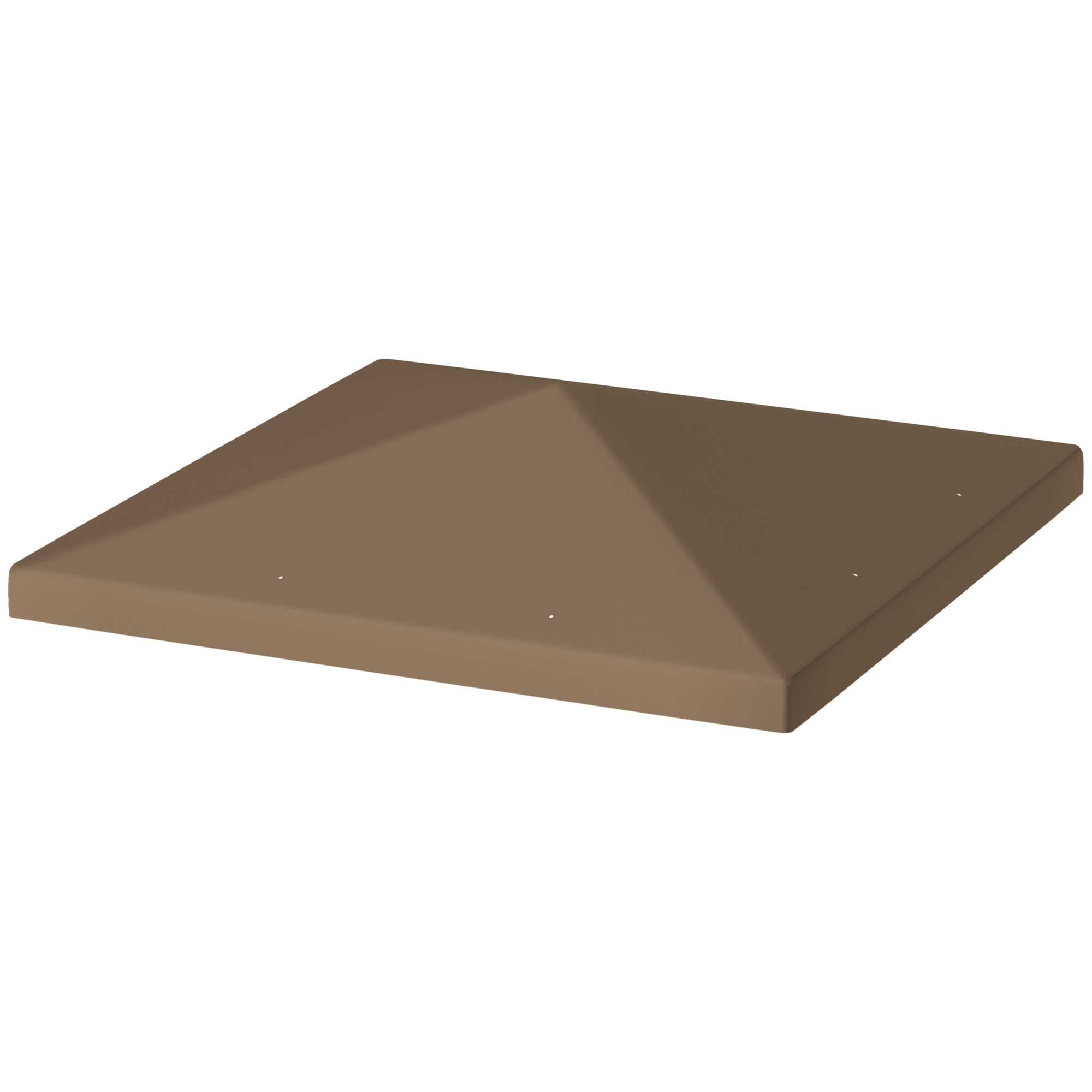 Outsunny Copertura per Gazebo da Giardino 3x3 m in Tessuto Oxford 600D con Fori di Drenaggio, Marrone Outsunny Copertura per Gazebo da Giardino 3x3 m in Tessuto Oxford 600D con Fori di Drenaggio, Marrone