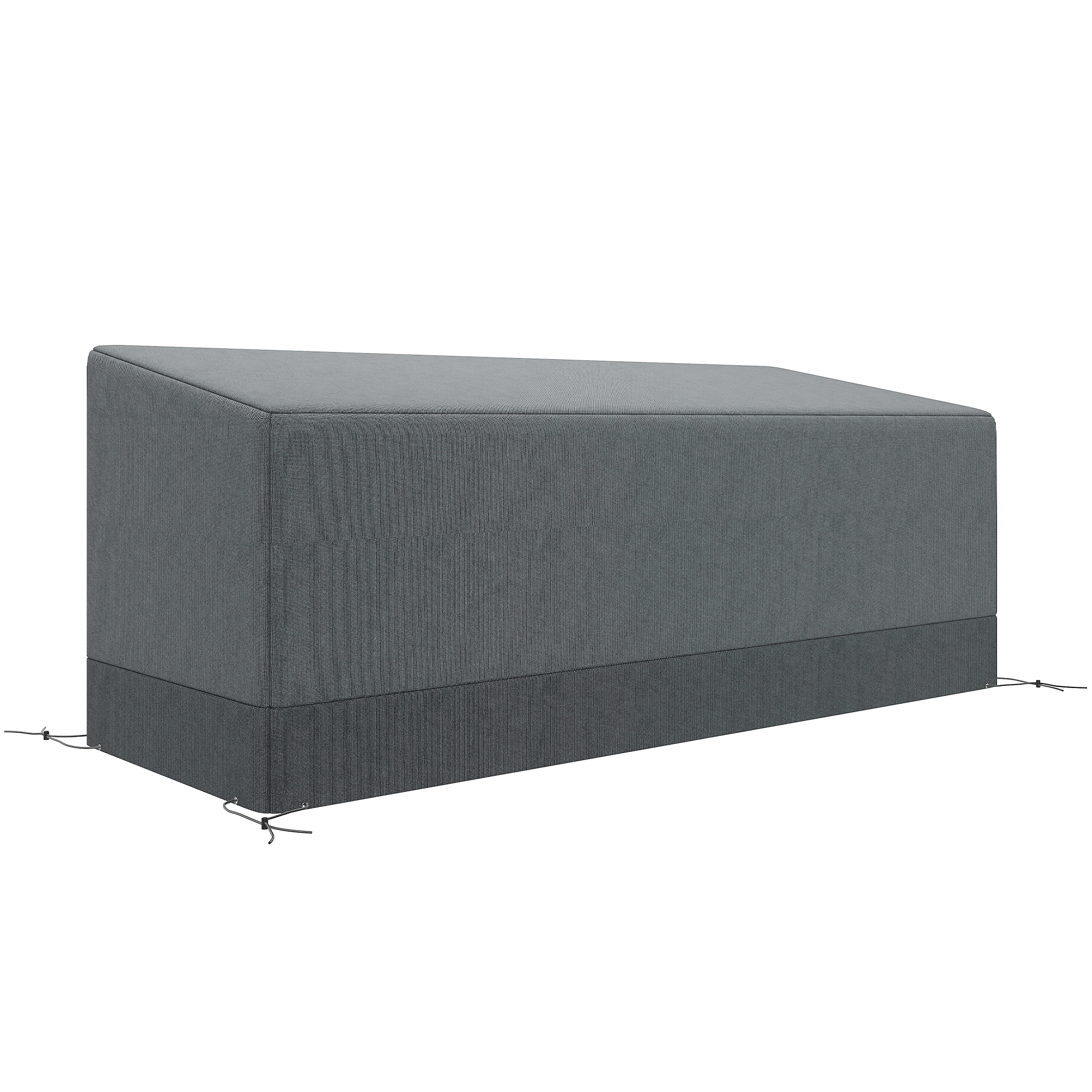 Outsunny Copertura per mobili da giardino resistente all'inverno Impermeabile Anti-UV Tessuto Oxford 600D 190,5 x 72 x 76 cm Grigio chiaro Aosom Italy Outsunny Copertura per mobili da giardino resistente all'inverno Impermeabile Anti-UV Tessuto Oxford 600D 190,5 x 72 x 76 cm Grigio chiaro Aosom Italy
