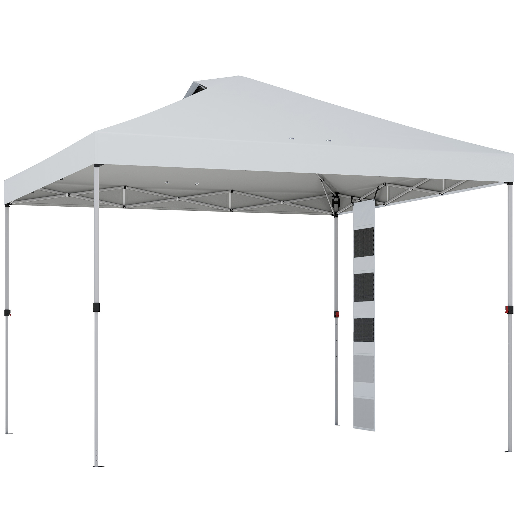 Outsunny Gazebo 3x3 m Pop Up con Tasche, UPF 50+, con Sacchi di Sabbia e Borsa con Ruote Aosom Italy Outsunny Gazebo 3x3 m Pop Up con Tasche, UPF 50+, con Sacchi di Sabbia e Borsa con Ruote Aosom Italy