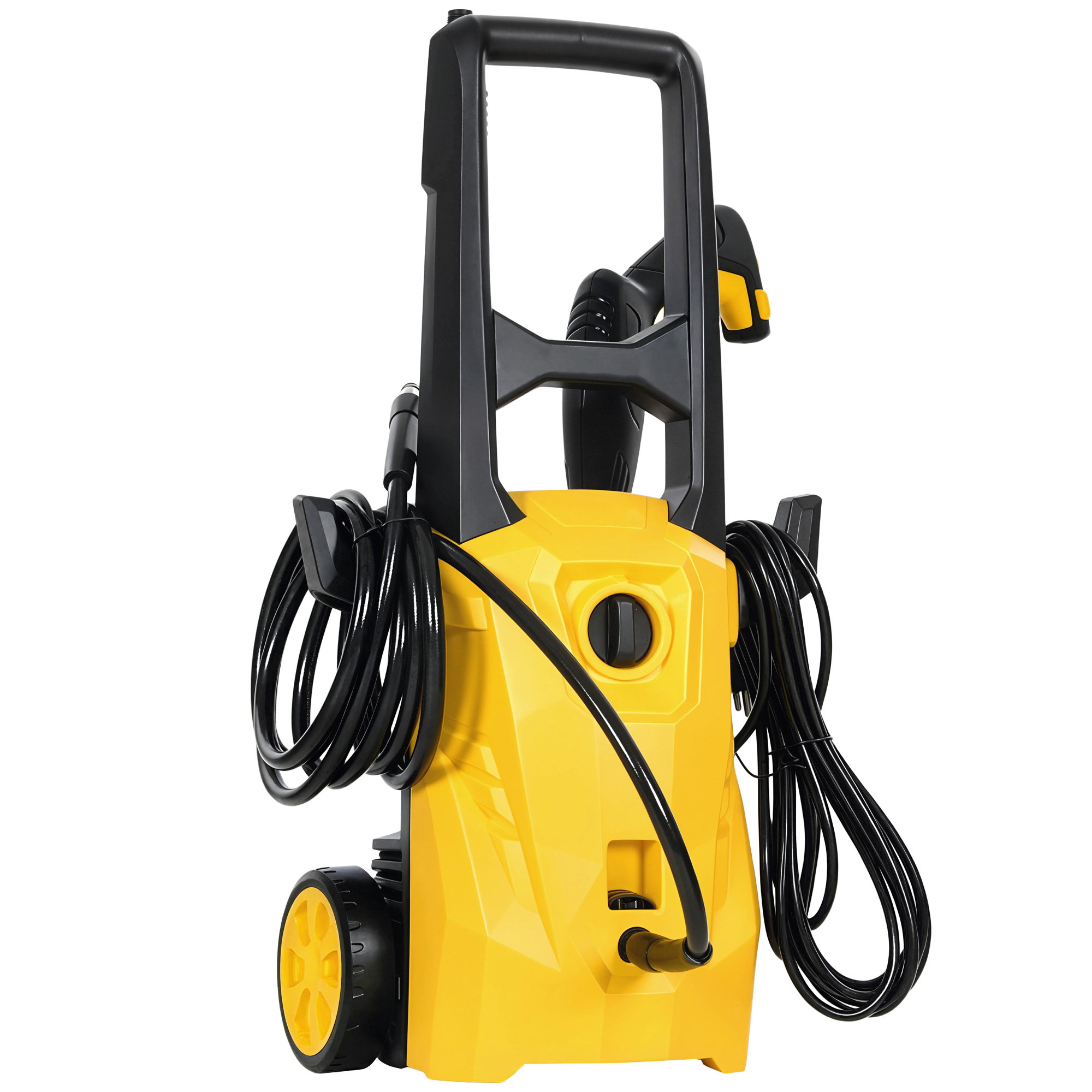 Outsunny Idropulitrice 1600W, Pulitore Portatile con Ugello Regolabile, Colore Giallo Aosom Italy