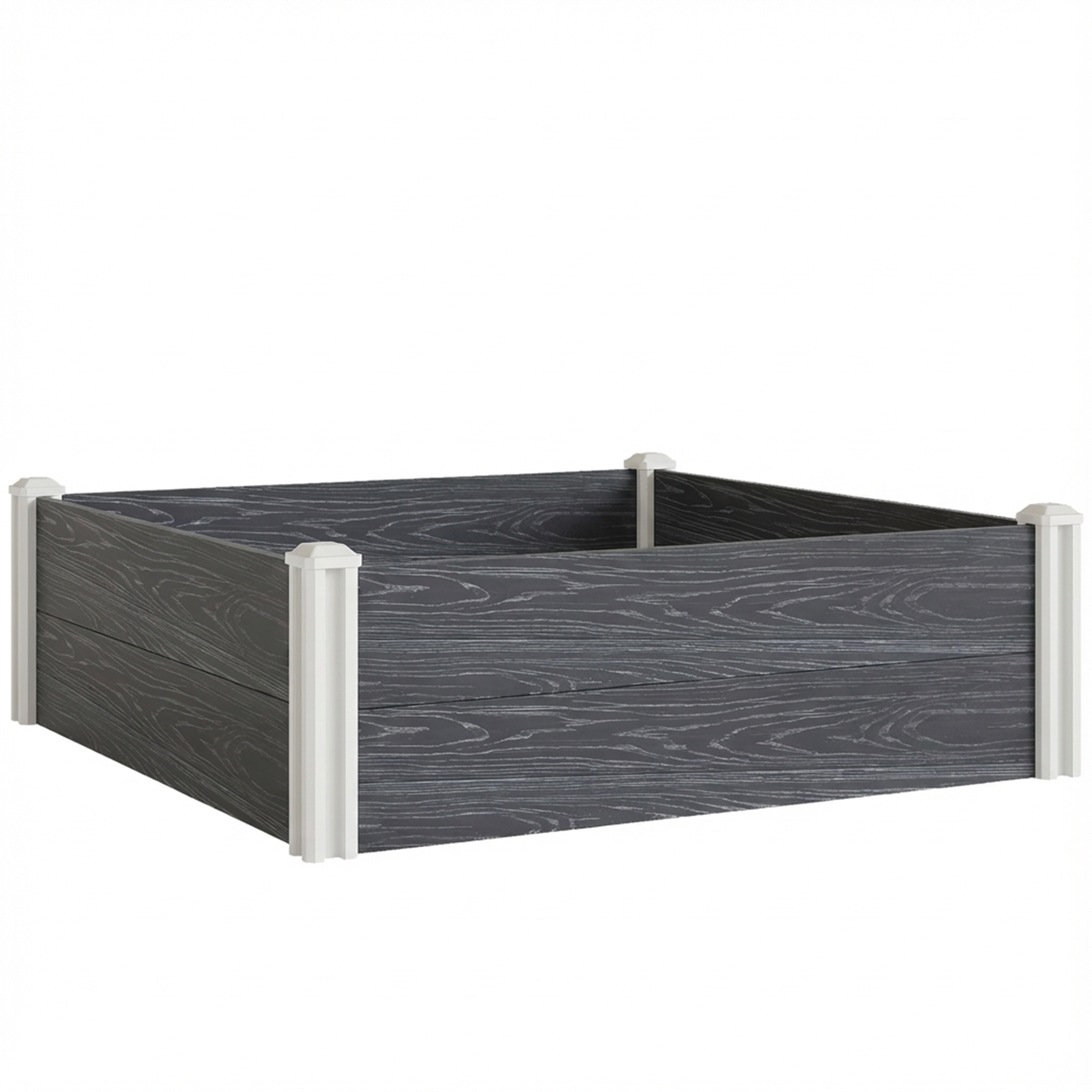 Outsunny Letto Rialzato da Giardino Fioriera Orto Rialzato 102x102x33 cm Grigio Aosom Italy Outsunny Letto Rialzato da Giardino Fioriera Orto Rialzato 102x102x33 cm Grigio Aosom Italy