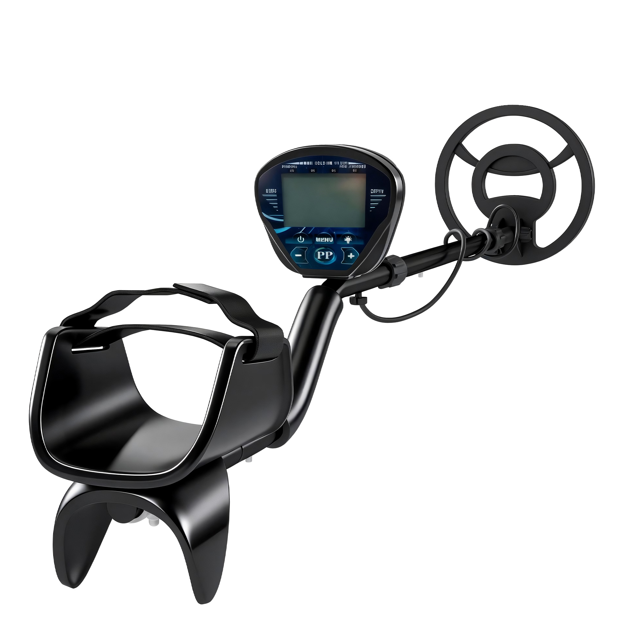 Outsunny Metal Detector 3 Modalità Adulti, Bobina Impermeabile IP68, Display LCD Aosom Italy