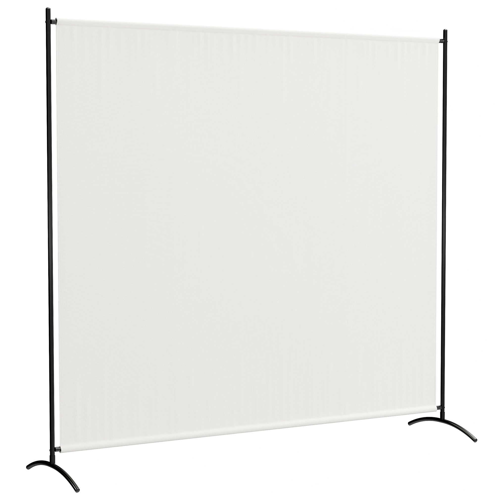 Outsunny Paravento Esterno a Pannello Singolo, Separatore di Ambiente di 180H cm con Protezione UV30+, Beige Aosom Italy