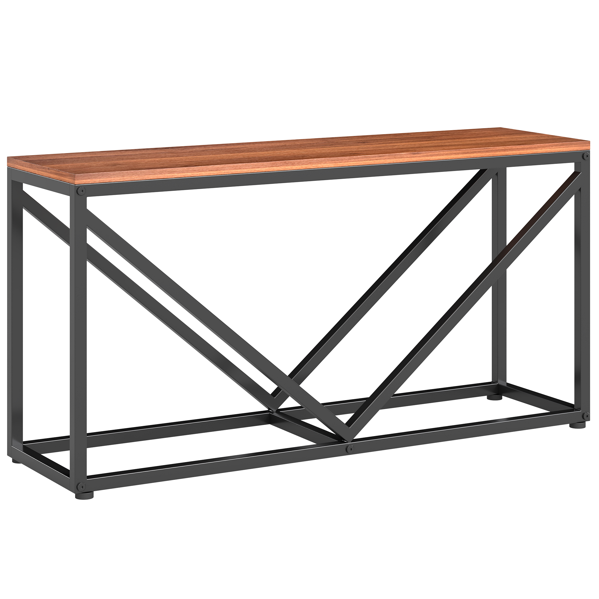 Outsunny Portalegna 2 in 1 rialzato con ripiano divisorio e tavolino, 98x28x50 cm Aosom Italy