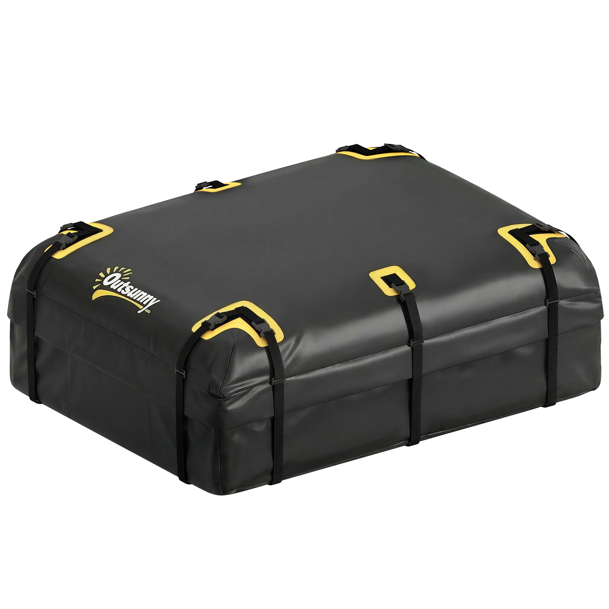 Outsunny Portapacchi da Tetto per Auto 595L Pieghevole Impermeabile con Tappetino Antiscivolo, 10 Cinghie ad Alta Resistenza e 6 Ganci per Portiere Aosom Italy Outsunny Portapacchi da Tetto per Auto 595L Pieghevole Impermeabile con Tappetino Antiscivolo, 10 Cinghie ad Alta Resistenza e 6 Ganci per Portiere Aosom Italy