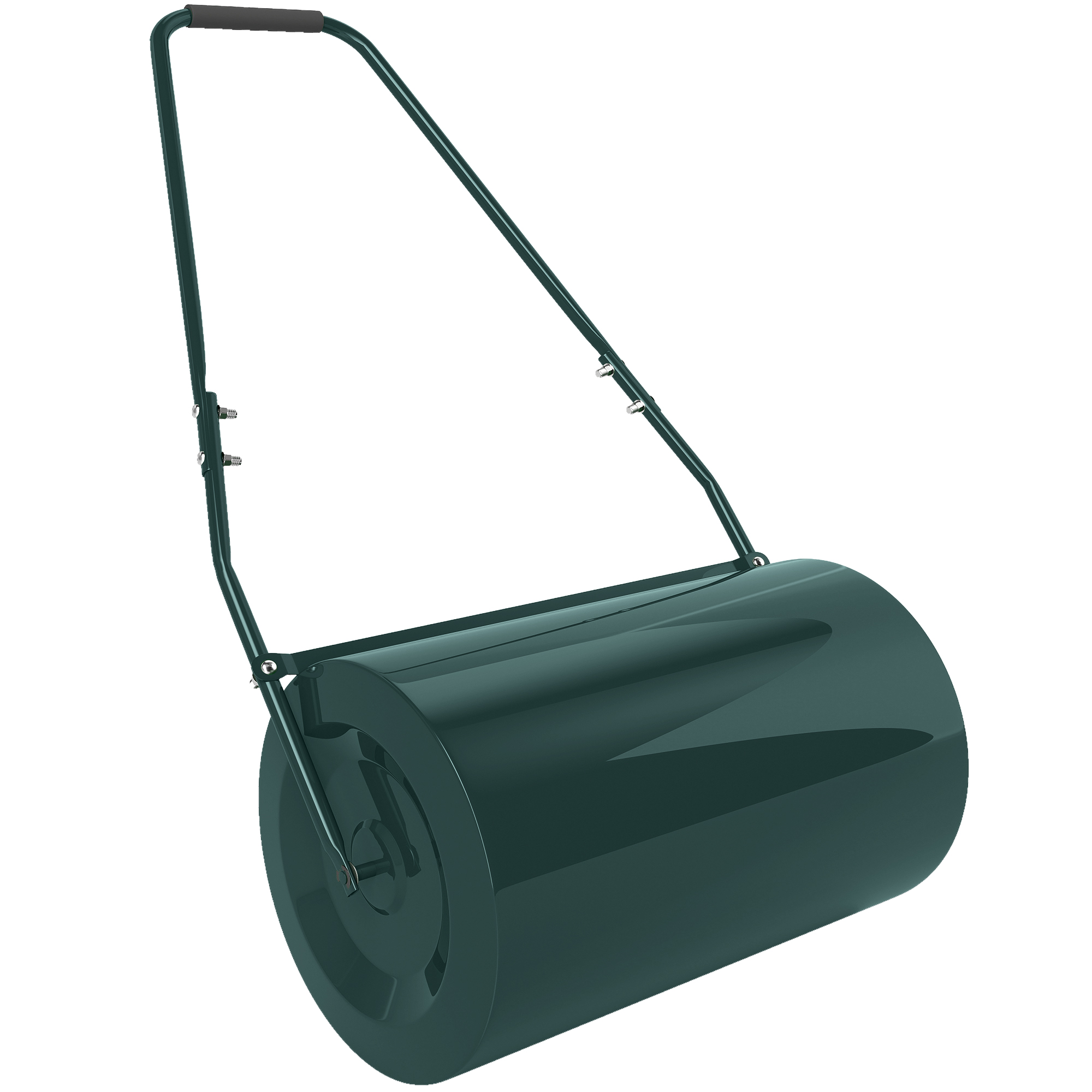 Outsunny Rullo per Prato da 63L di Capacità con Lama Raschiante, in Metallo, 123x58x40 cm, Verde Scuro Aosom Italy Outsunny Rullo per Prato da 63L di Capacità con Lama Raschiante, in Metallo, 123x58x40 cm, Verde Scuro Aosom Italy