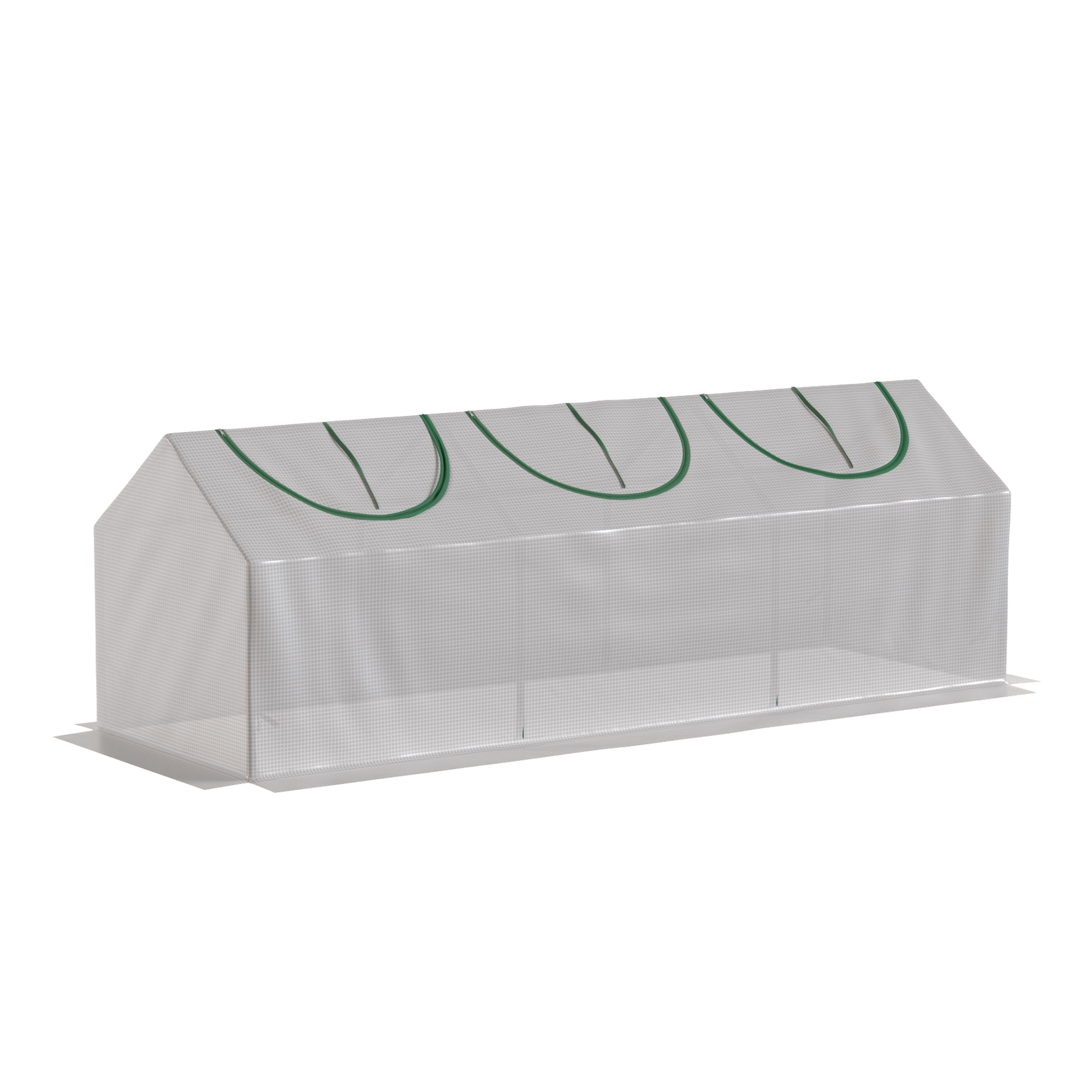 Outsunny Serra da giardino mini serra 3 finestre arrotolabili copertura in PE ad alta densità 140 g/m² 180 x 60 x 60 cm bianco Aosom Italy Outsunny Serra da giardino mini serra 3 finestre arrotolabili copertura in PE ad alta densità 140 g/m² 180 x 60 x 60 cm bianco Aosom Italy